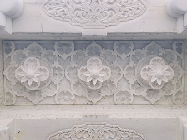 Temple framework and elevation