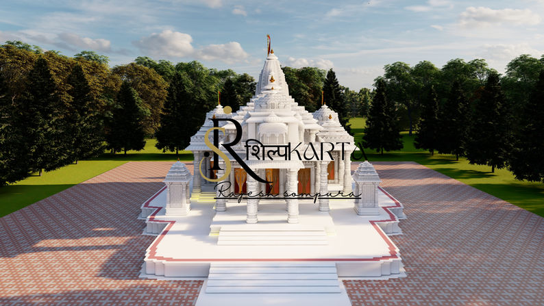 Detailing of stone carvings